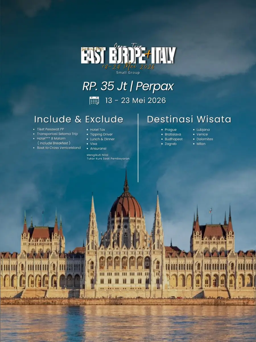 Open Trip East Europe + Italy 2